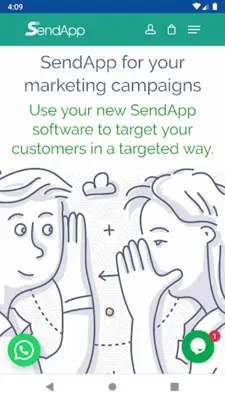 Sendapp Free android App screenshot 10