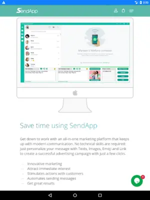 Sendapp Free android App screenshot 4